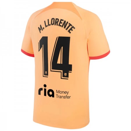 Camiseta de fútbol Atlético Madrid M. Llorente 14 3ª equipación 2022/23